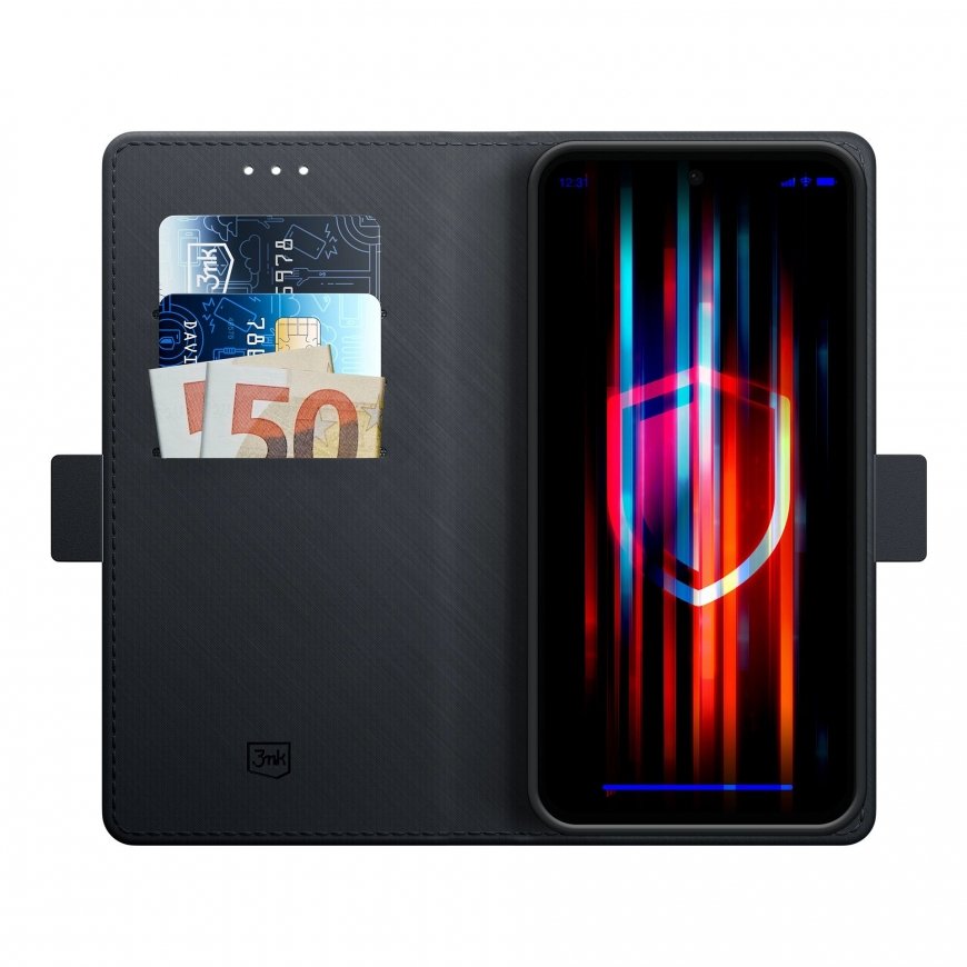 3MK Wallet Case mobiiltelefoni ümbris 15,5 cm (6.1") Rahakotiümbris Must – 2