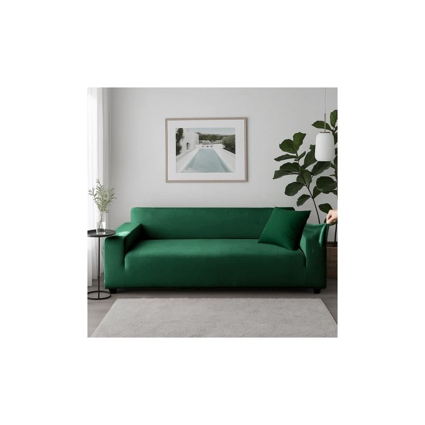 Bedding set Sofa cover 190-230cm dark green Ruhhy 26183 – 2