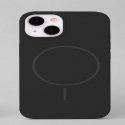 Apple iPhone 15 minkštas silikoninis dėklas su magnetiniu juodu Apple iPhone 15 minkštas silikoninis dėklas su magnetiniu juodu