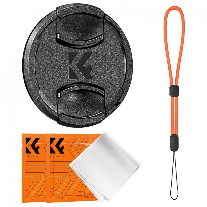 Kf Concept K&F Concept 62MM Lens Caps Kit with LOGO