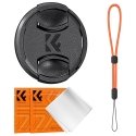 Комплект крышек для объективов K&F Concept 62MM с логотипом Комплект крышек для объективов K&F Concept 62MM с логотипом