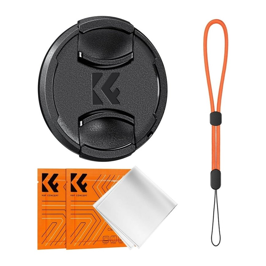 Kf Concept K&F Concept 62MM Lens Caps Kit with LOGO – 2