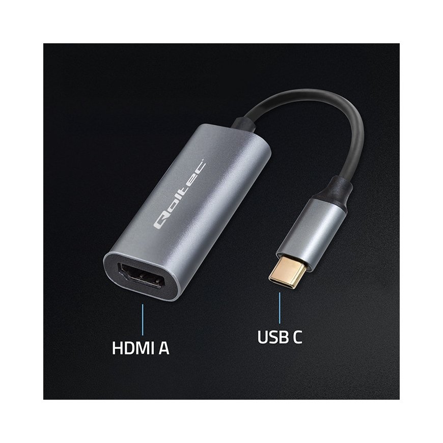 Qoltec 50331 interfeisa karte/adapteris USB Veids-C – 3