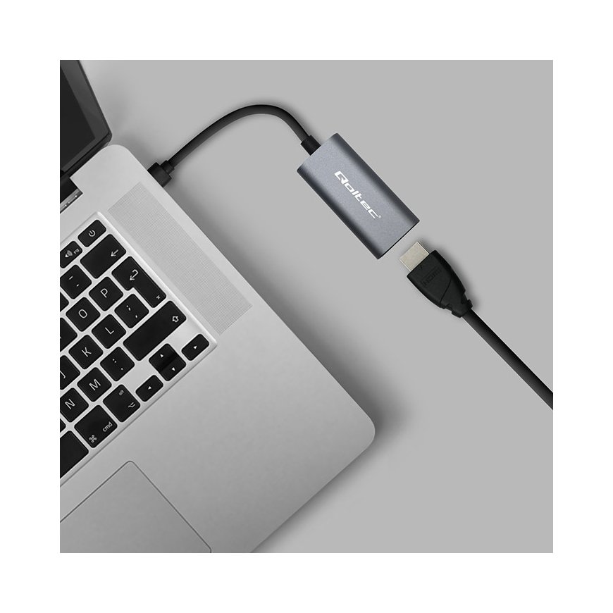 Qoltec 50331 интерфейсная карта/адаптер USB Type-C – 4