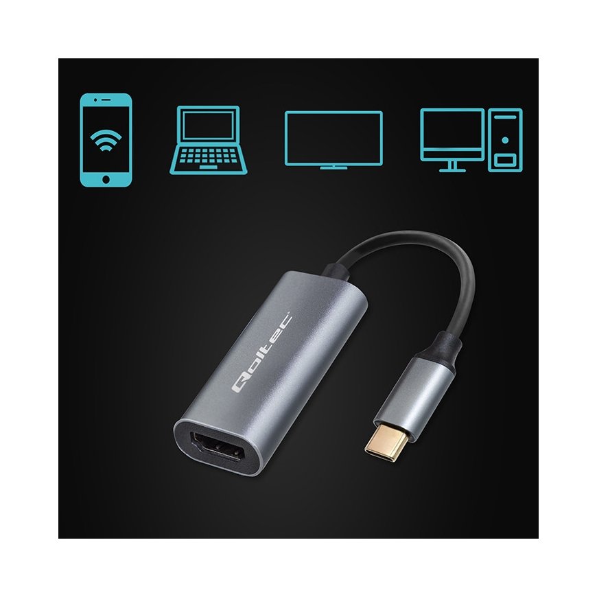 Qoltec 50331 interfeisa karte/adapteris USB Veids-C – 5