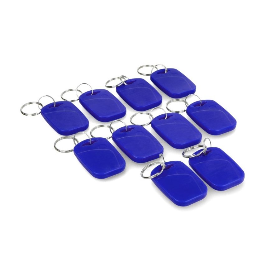 Oem 13.56MHz/125MHz RFID/NFC avaimenperä - 10 kpl.