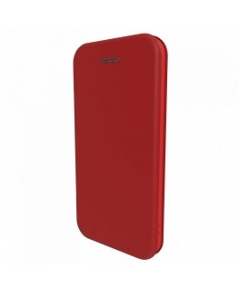 Xiaomi Redmi 6A knygos dėklas vyno raudonos spalvos