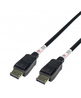 Deltaco DP80-1010 DisplayPort кабель 1 m Черный