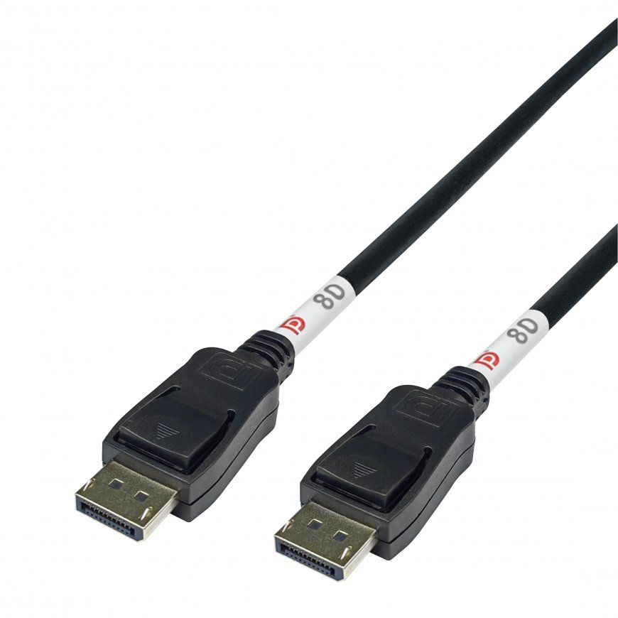 Deltaco DP80-1010 DisplayPort kabelis 1 m