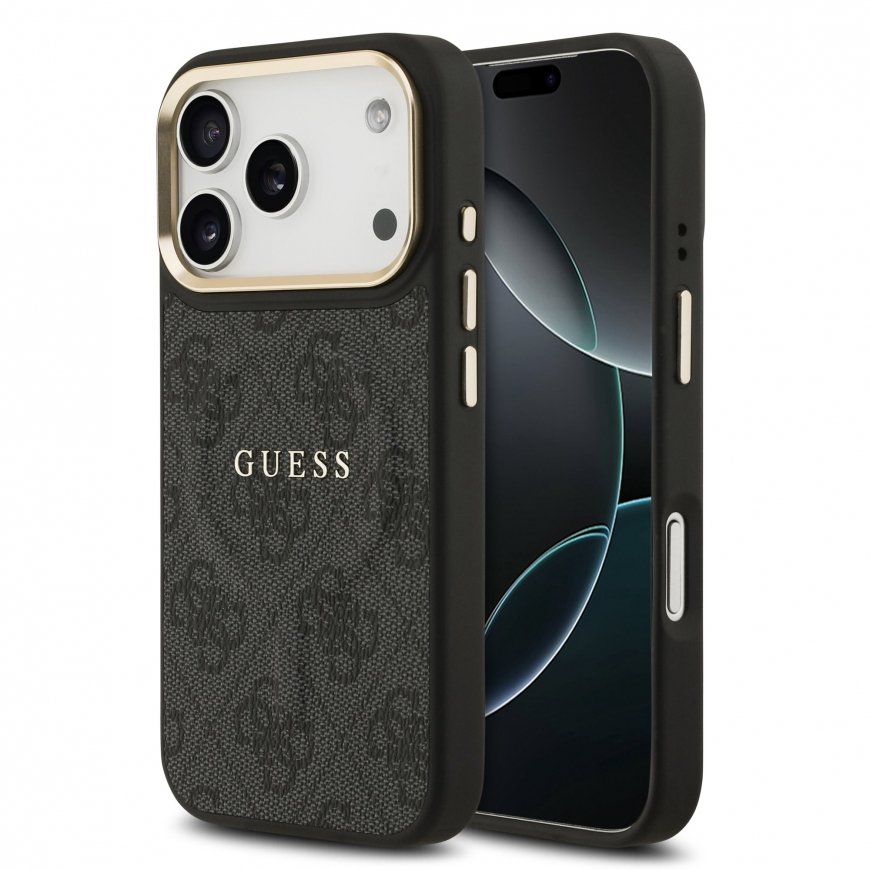 GUESS Uzminiet PU ādas 4G zelta