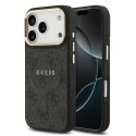Uzminiet PU ādas 4G zelta rāmi MagSafe maciņu iPhone 17 Pro Bl