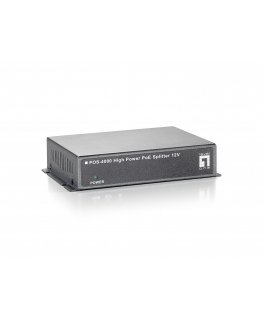 LevelOne POS-4000 tīkla sadalītājs Power over Ethernet (PoE) Pelēks