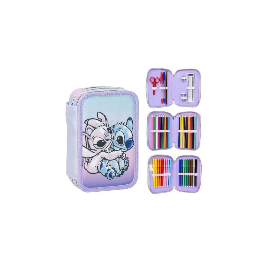 CERDÁ Disney Stitch triple pencil case – 2