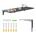 Maclean folding shelf/top, black, 100 x 40 cm, max. 50 kg, MC-128 B Maclean folding shelf/top, black, 100 x 40 cm, max. 50 kg, MC-128 B