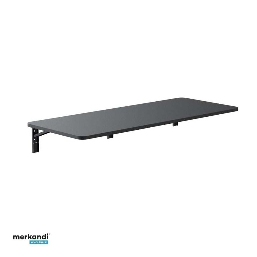 Maclean folding shelf/top, black, 100 x 40 cm, max. 50 kg, MC-128 B – 2