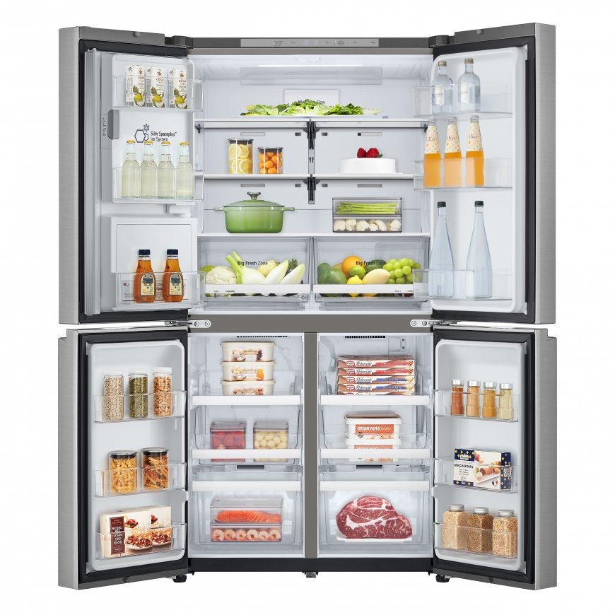 LG GML960PYFE side-by-side-jääkaappipakastin Vapaasti seisova 637 L E Hopea – 2