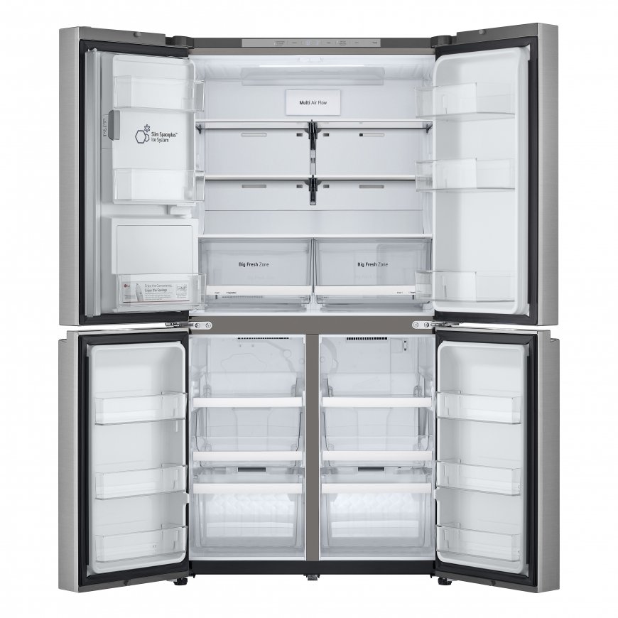 LG GML960PYFE side by side ledusskapis Brīvi novietots 637 L E Sudrabs – 3