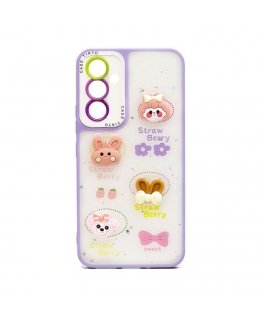 Apple iPhone 15 Pro EPOXY KARIKATUURI KATE Hele Lilla