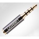 Ugreen 20502 kaapelin sukupuolenvaihtaja 2.5 mm 3.5 mm musta