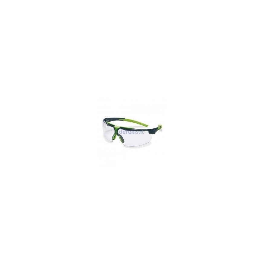 Uvex i-3 S protective glasses (slim version) with clear lens, supravision excellence (scratch-resistant and anti-fog) coating