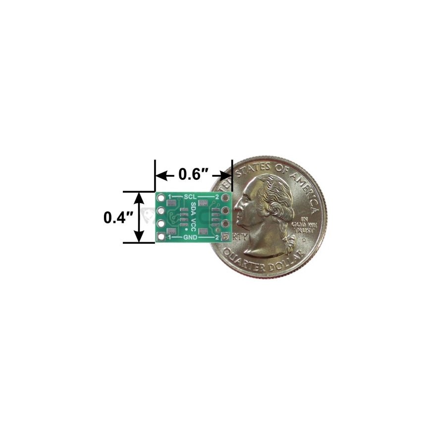 ISO1640 - dvikryptis I2C izolators bez savienojumiem - 3-5.5V/2.25-5.5V - Pololu 5390 – 2