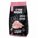 Pan Mięsko Kana ja küülikuga kuivtoit kassidele krõbedad XS 1,6kg Pan Mięsko Kana ja küülikuga kuivtoit kassidele krõbedad XS 1,6kg