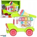 Lean Toys Muzikinis žaislas vaikams - žalias pianinas ledų vežimėlis Lean Toys Muzikinis žaislas vaikams - žalias pianinas ledų vežimėlis