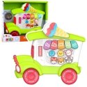 Lean Toys Mūzikas rotaļlieta bērniem - zaļš pianīns saldējuma ratiņš Lean Toys Mūzikas rotaļlieta bērniem - zaļš pianīns saldējuma ratiņš