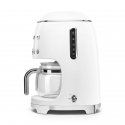 Smeg 50-luvun tyyli Suodatinkahvikone DCF02WHEU Valkoinen Smeg 50-luvun tyyli Suodatinkahvikone DCF02WHEU Valkoinen