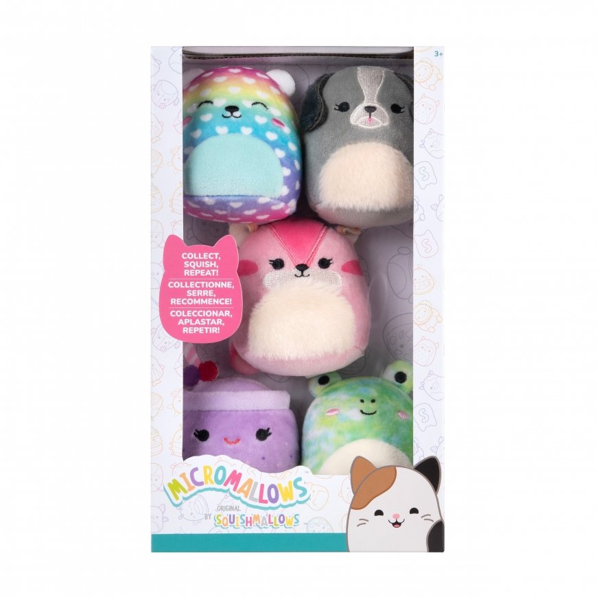 Squishmallows Micromallows набор хомяков, 5 шт
