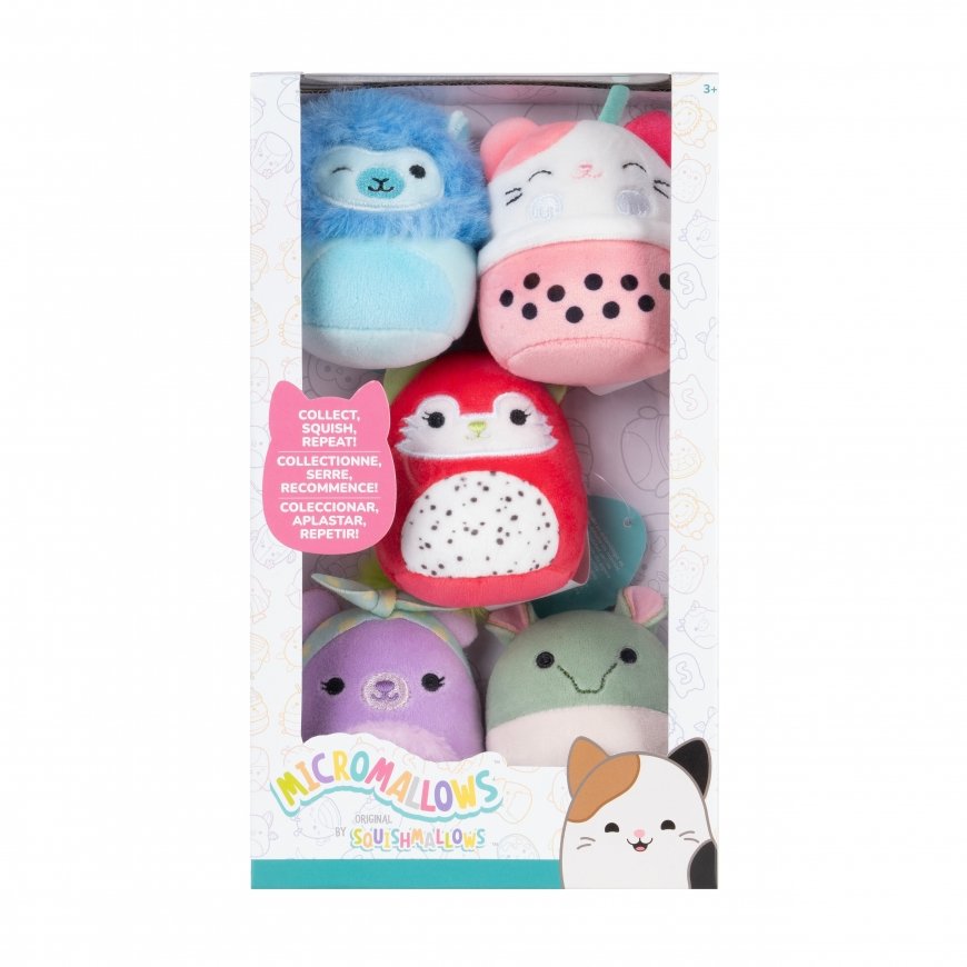 Squishmallows Micromallows набор хомяков, 5 шт – 3