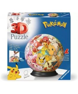 Ravensburger 3D Puzzle Ball: Pokémon - Kanto Region 3D-palapeli 73 kpl Sarjakuvat