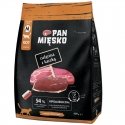 Pan Mięsko Veal with Duck dry food for cats crunchy M 400g Pan Mięsko Veal with Duck dry food for cats crunchy M 400g