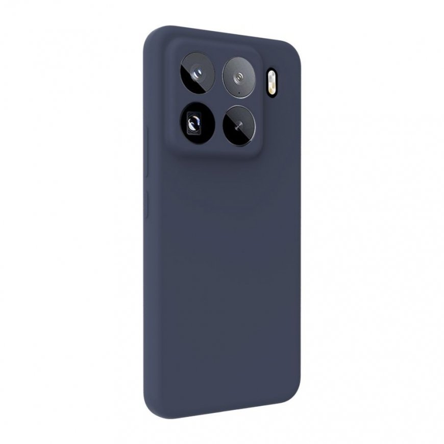 Xiaomi 15 Pro Premium Magnētiska Mīksta Pieskāriena Silikona Vāciņš Tumši Zils