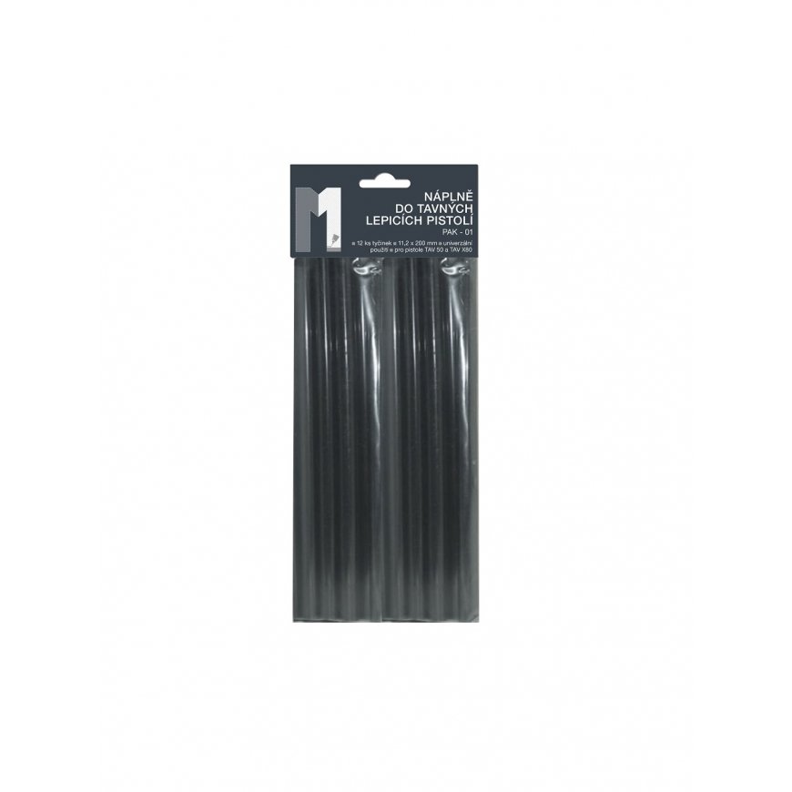 Enpro kuumaliima LOCKTIP PAK 01, O 11,2 mm, 12 kpl, musta