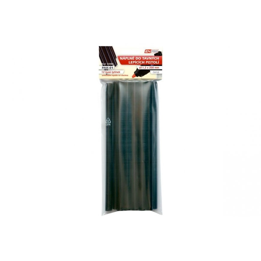 Enpro kuumliim LOCKTIP PAK 01, O 11,2 mm, 12 tk, must – 2