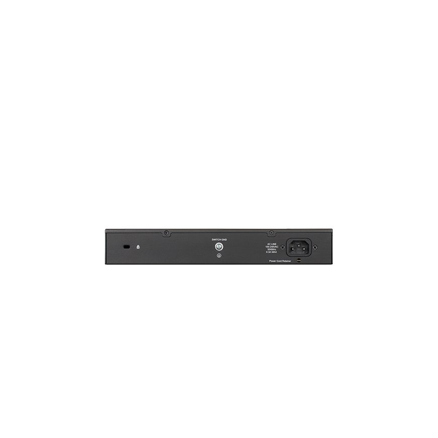 D-Link DGS-1100-24V2 tīkla pārslēgs Vadīts L2 Gigabit Ethernet (10/100/1000) 1U Melns – 3
