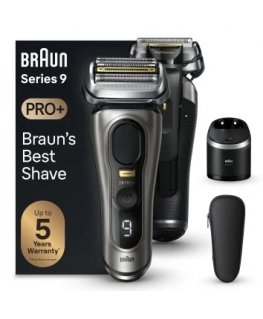 Braun Series 9 Pro+ 9565cc Wet & Dry Foolium pardel Trimmer Metallik