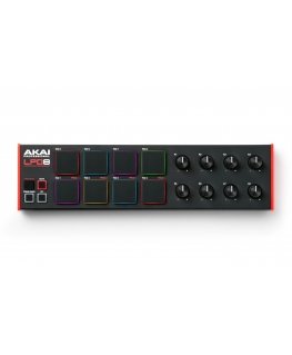 Akai LPD8 MKII MIDI klaviatūra 8 raktai USB Juoda, Raudona