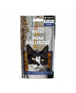 Pan Mięsko Herkku kissalle Mini sormet Turska 50g