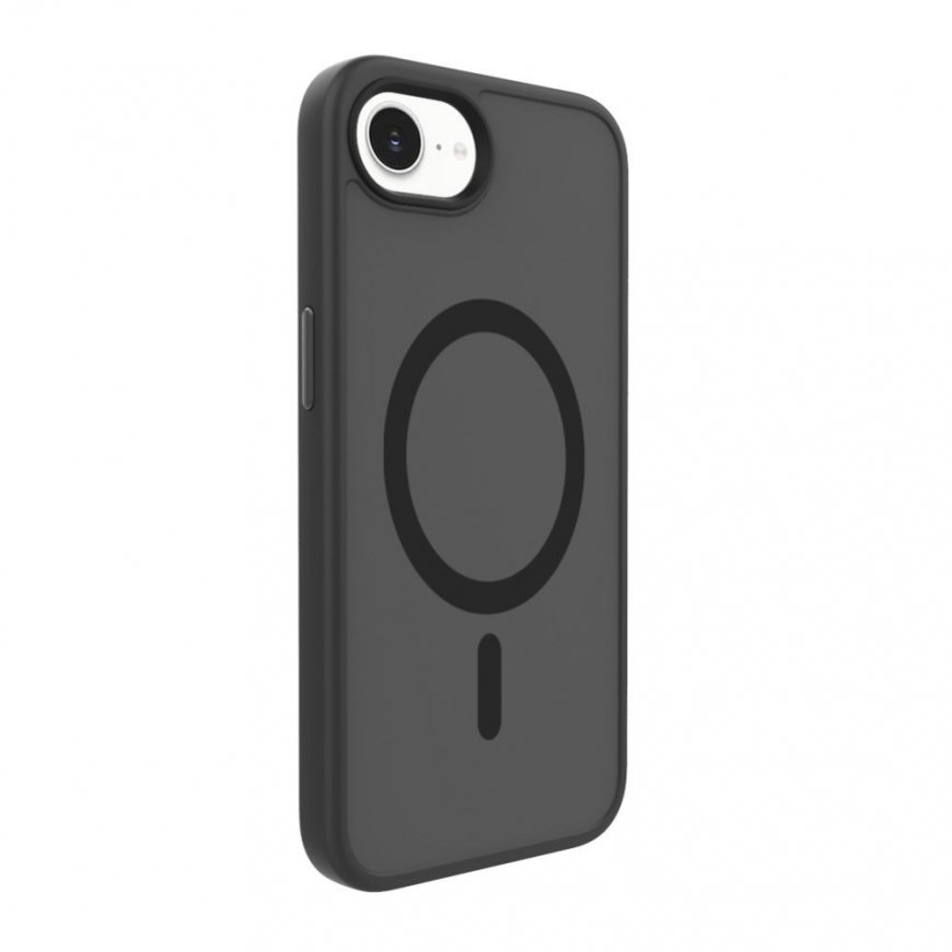 Apple iPhone 16e Hybrid -kotelo MagSafe PC+TPU musta