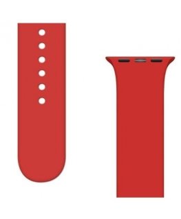 Strap APS Silicone Watch Band Ultra / 8/7/6/5/4/3/2 / SE (45/44 / 42mm) Strap Watchband Red