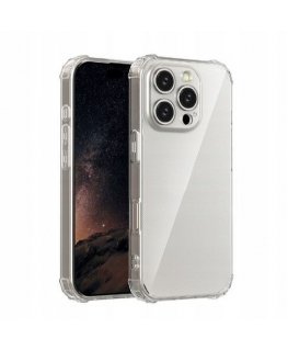 Прозрачный чехол Apple iPhone 17 противоударный 1,5 мм с большим отверстием