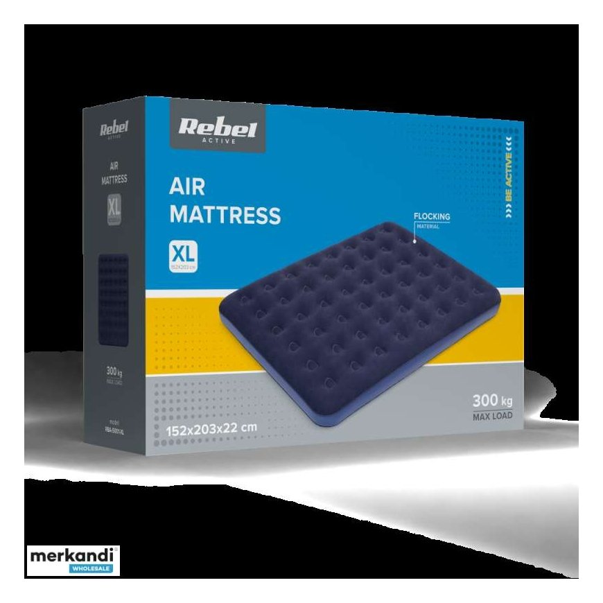 REBEL ACTIVE kahekordne puhutav madrats 203x152x22 – 2