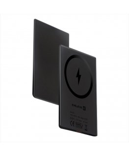3000mAh Power Bank Super Slim Langaton lataus EVEP03PBSSB Musta