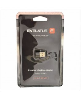 Адаптер Evelatus UltraLink OTG USB 3.0 на USB-C 5В 3А | 480 Мбит/с Абиссинский синий