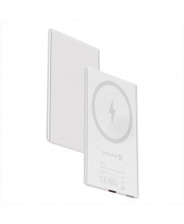 3000mAh Power Bank Super Slim With Wireless charging EVEP03PBSSW White