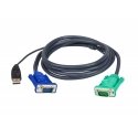 ATEN 2L-5205U KVM-kaapeli musta 5 m