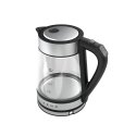 AENO EK1S electric kettle 1.7 L 2200 W Black, Silver, Transparent AENO EK1S electric kettle 1.7 L 2200 W Black, Silver, Transparent