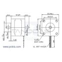OEM Stepper Motor SY35ST28-0504A 200 steps/rev 10V / 0.5A / 0.1Nm OEM Stepper Motor SY35ST28-0504A 200 steps/rev 10V / 0.5A / 0.1Nm